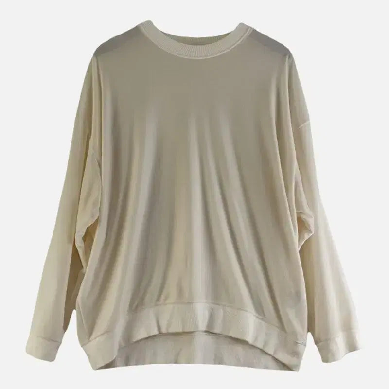 [BUNJANG] 랩 Ivory Raglan Sleeve Sweatshirt / 랩 여M 아이보리 맨투맨 M6233