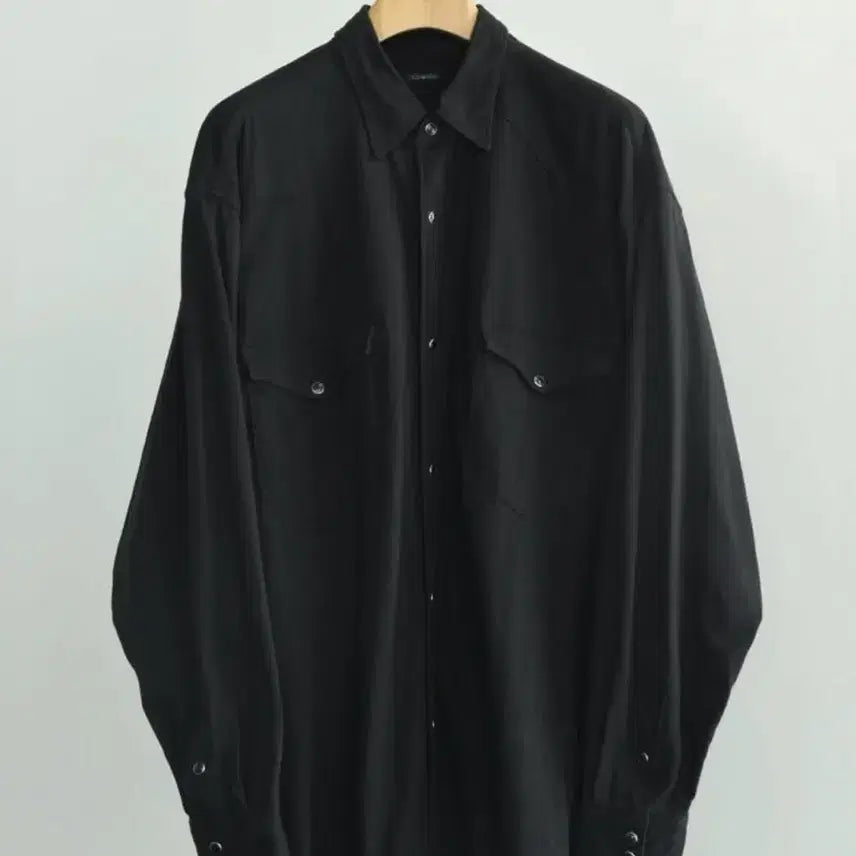 [BUNJANG] COMOLLI 26SS Cotton Jersey Western Shirt / (2) 코모리 26ss 코튼 져지 웨스턴셔츠
