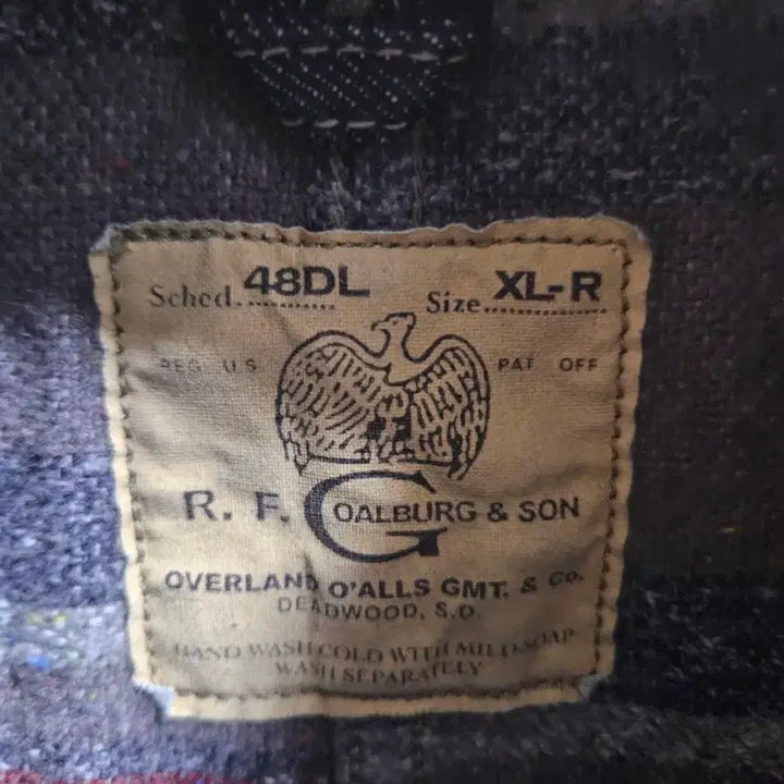 [SOLD OUT] 콜림보 Indigo S.R.Garrison Denim Jumper XL