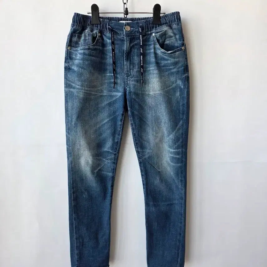 [SOLD OUT] S) 밴딩 배기 데님팬츠