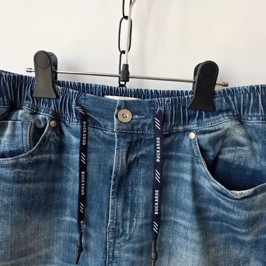 [SOLD OUT] S) 밴딩 배기 데님팬츠