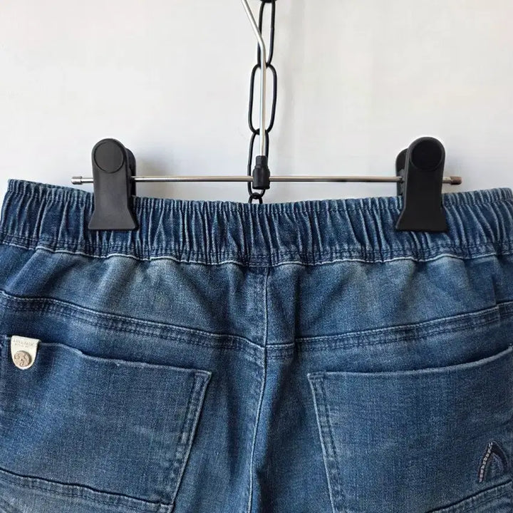 [SOLD OUT] S) 밴딩 배기 데님팬츠