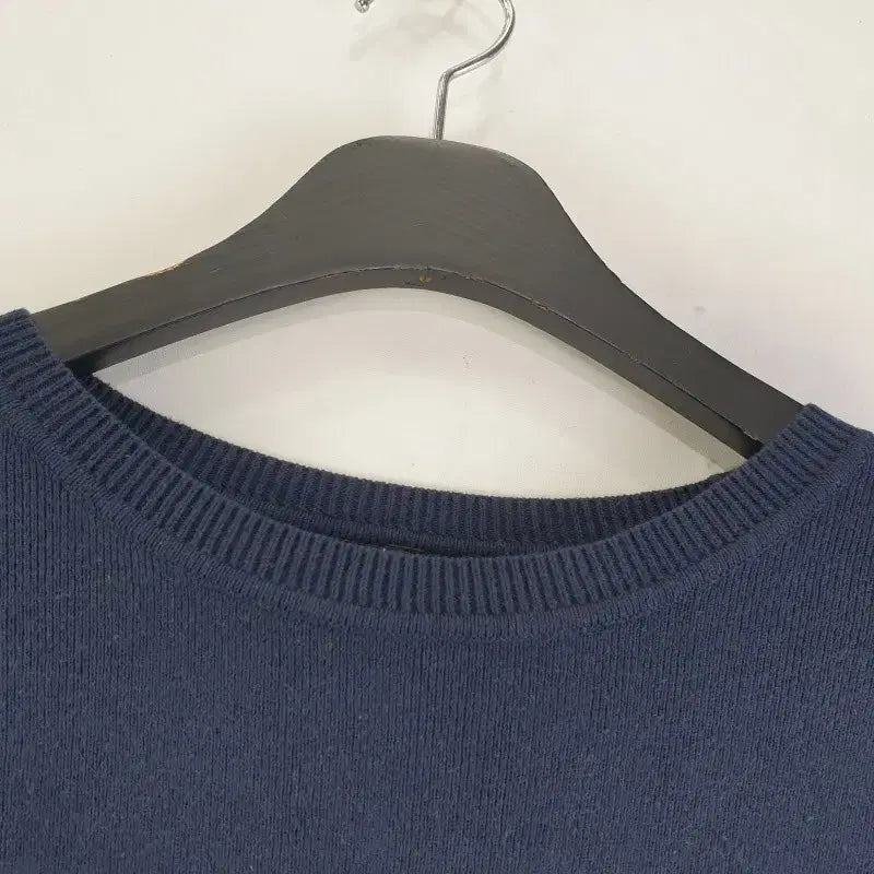[BUNJANG] Generic Navy Knit Sweater / 여85 네이비 배색 니트 M6230