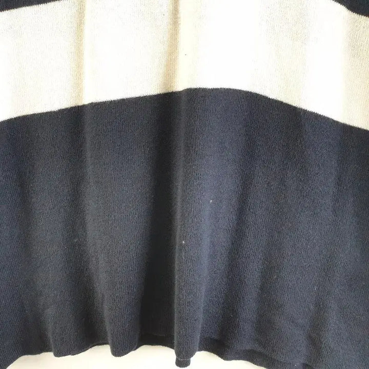 [BUNJANG] Generic Navy Knit Sweater / 여85 네이비 배색 니트 M6230