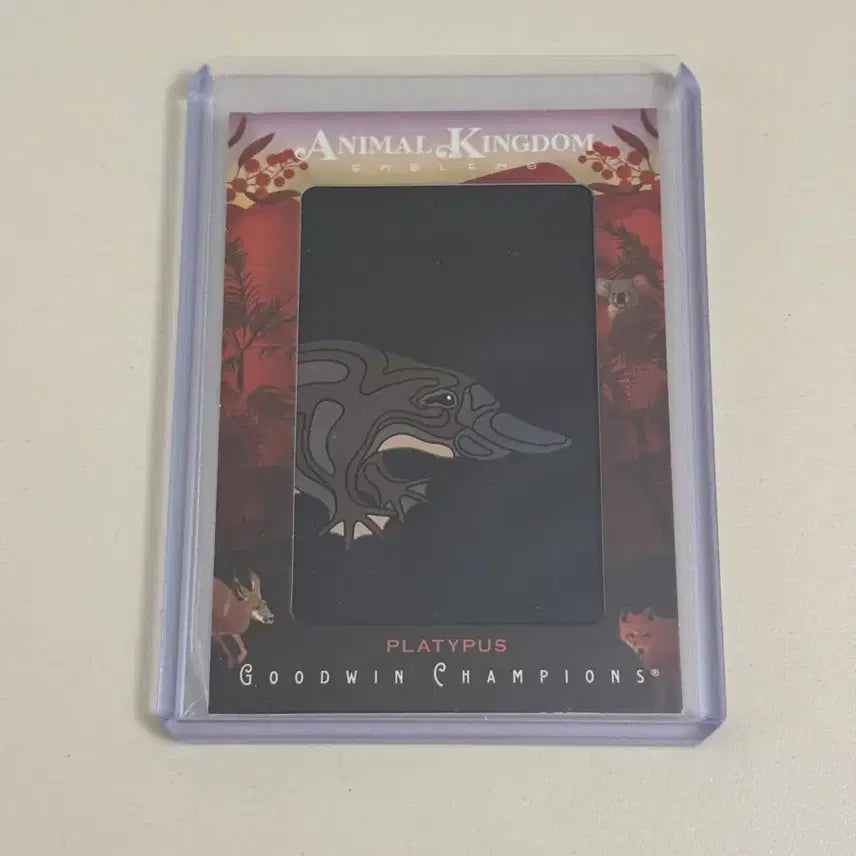 [BUNJANG] 2025 Good Witt Champion Animal Kingdom Platypus Card / 2025 굿윗 챔피언 애니멀킹덤 오리너구리