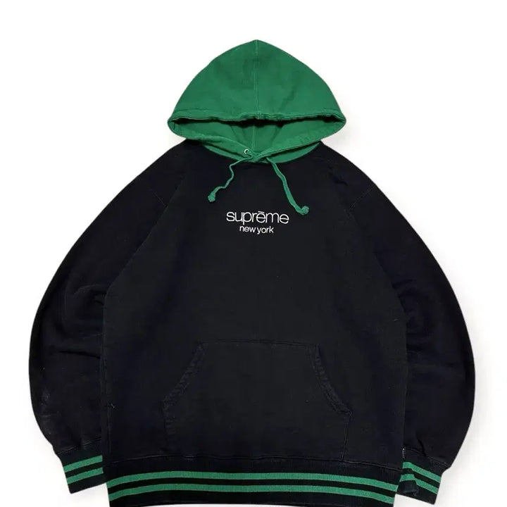 [BUNJANG] Supreme New York Two-Tone Hoodie / 슈프림 뉴욕 투톤 후드티