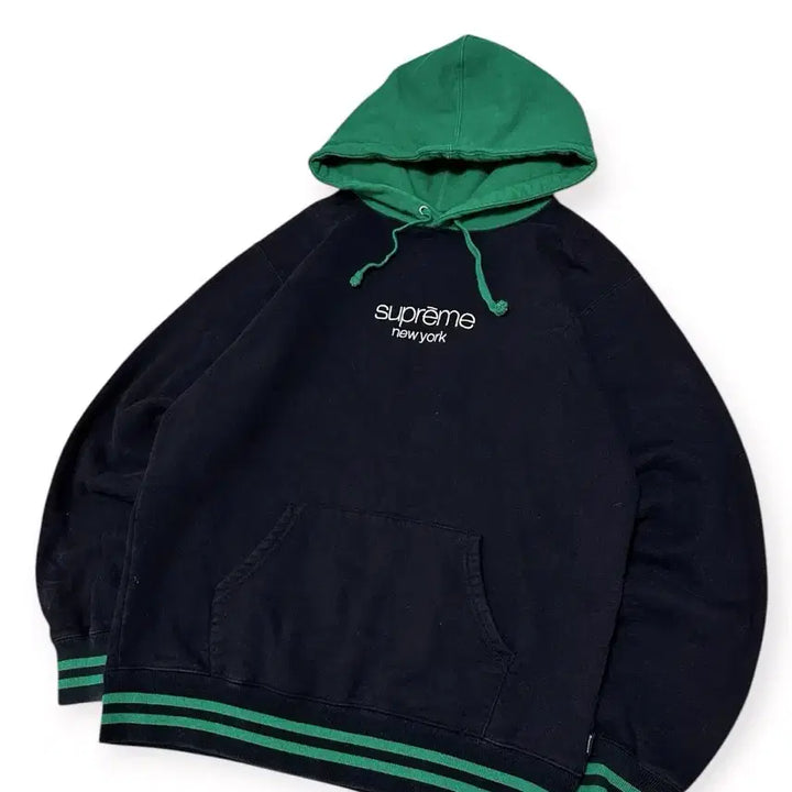 [BUNJANG] Supreme New York Two-Tone Hoodie / 슈프림 뉴욕 투톤 후드티
