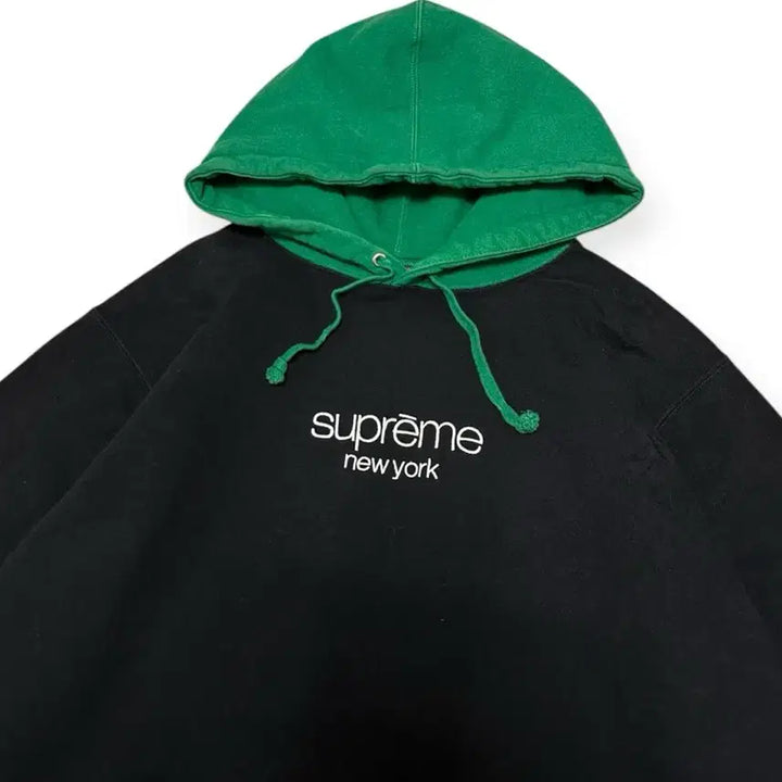 [BUNJANG] Supreme New York Two-Tone Hoodie / 슈프림 뉴욕 투톤 후드티
