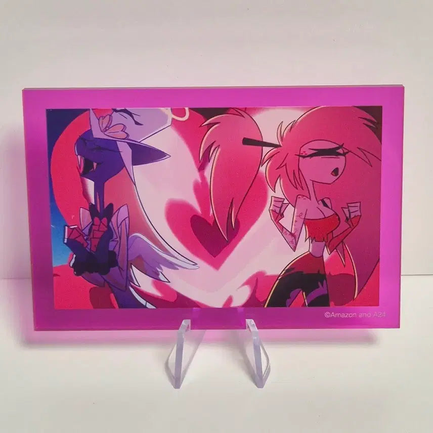 [BUNJANG] Hazbin Hotel Smile Base Cafe Acrylic Card - Vaggie / 해즈빈호텔 스마일베이스카페 아크릴카드 펜셔스 체리밤