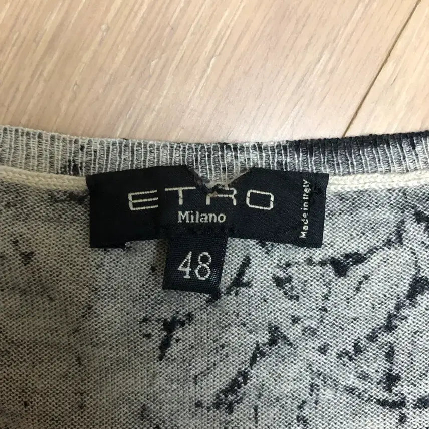 [BUNJANG] ETRO Milano Pattern Knit Long Sleeve Shirt / ETRO  밀라노 패턴 니트~에트로 ~상태굿~여성긴팔타셔츠