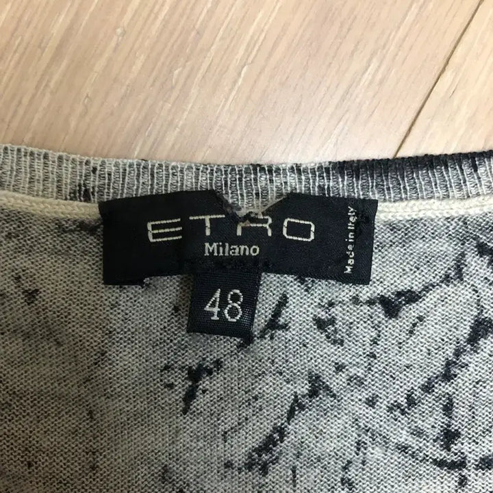 [BUNJANG] ETRO Milano Pattern Knit Long Sleeve Shirt / ETRO  밀라노 패턴 니트~에트로 ~상태굿~여성긴팔타셔츠