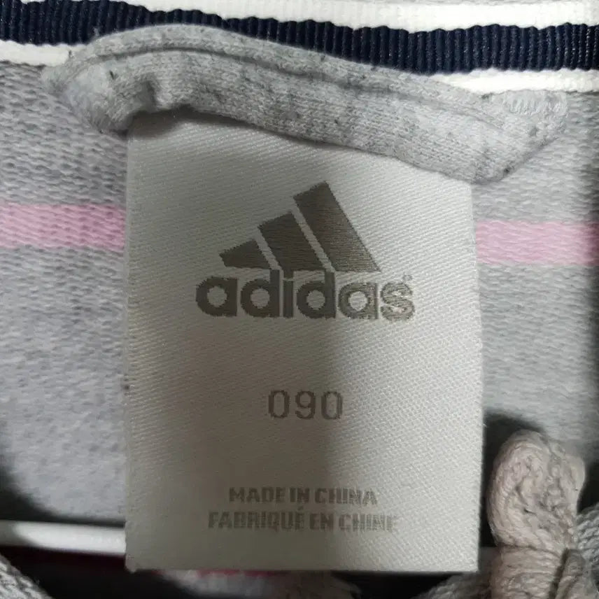 [BUNJANG] Adidas Striped Hoodie Grey / 아디다스 스트라이프 후드집업 그레이 ㅡ0123