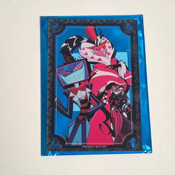 [BUNJANG] Hazbin Hotel Smile Base Cafe Acrylic Card Vees Valentino / 해즈빈호텔 스마일베이스카페 아크릴카드 Vees 복스 벨벳 발렌티노