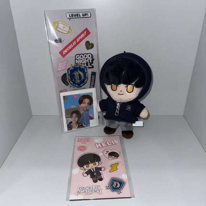 [BUNJANG] ENHYPEN Heeseung Dark Moon Heli Doll + Goods Bundle Set / 엔하이픈 희승 다크문 헬리 인형+굿즈 일괄
