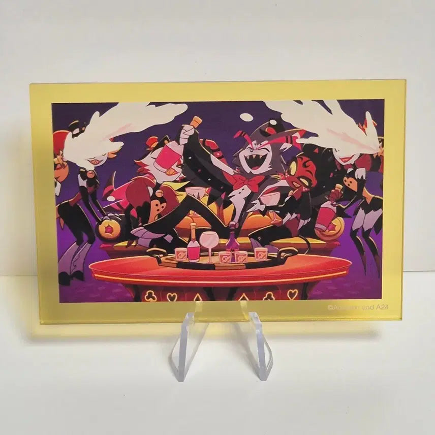 [BUNJANG] Hazbin Hotel Husk Acrylic Card / 해즈빈호텔 스마일베이스카페 아크릴카드 허스크