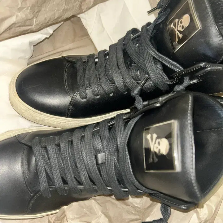 [BUNJANG] Mastermind Buscemi High-Top Sneakers / 마스터 마인드 부세미 콜라보 하이탑 신발 40sz