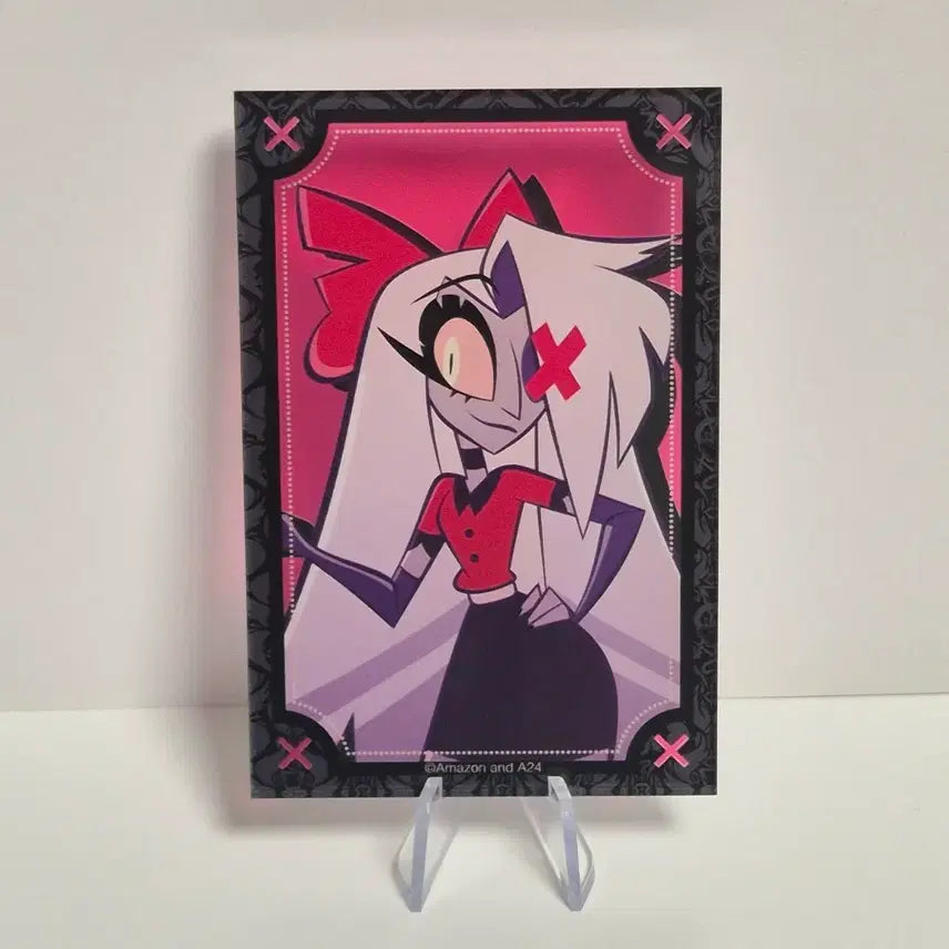 [BUNJANG] Hazbin Hotel Smile Base Cafe Acrylic Card - Vaggie / 해즈빈호텔 스마일베이스카페 아크릴카드 배기