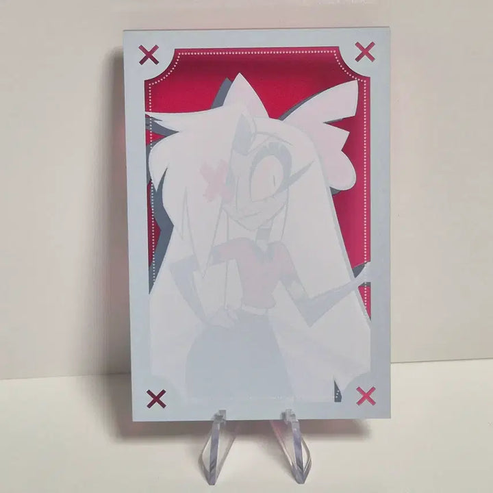[BUNJANG] Hazbin Hotel Smile Base Cafe Acrylic Card - Vaggie / 해즈빈호텔 스마일베이스카페 아크릴카드 배기