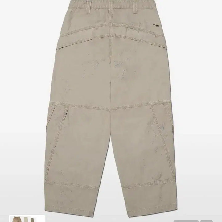 [BUNJANG] No.Manual Painted Double Knee Pants - Washed / 노매뉴얼 PAINTED DOUBLE KNEE PANTS - WASHED