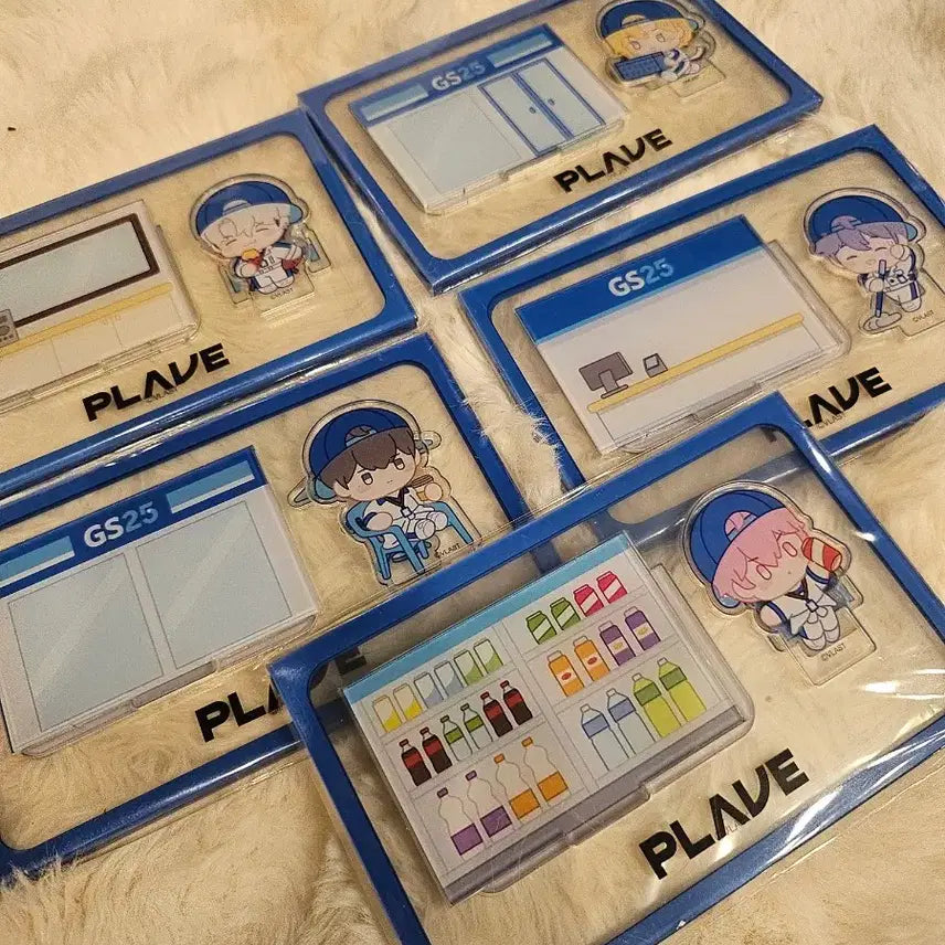 [SOLD OUT] 플레이브 GS25 콜라보 아크릴 팝업스토어 미개봉 일괄