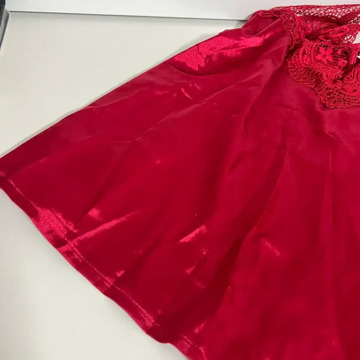 [SOLD OUT] (100% 새상품) 레드 레이스 슬립 란제리