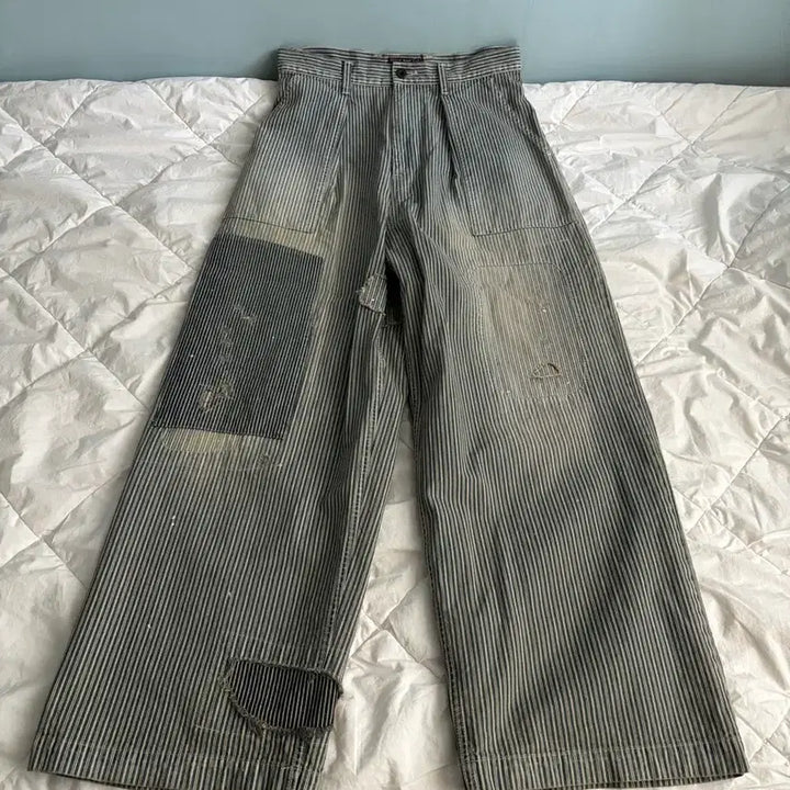 [BUNJANG] Capital Liberty Hickory Fatigue Pants / [3] 캐피탈 리버티 히코리 퍼티그 배기 팬츠