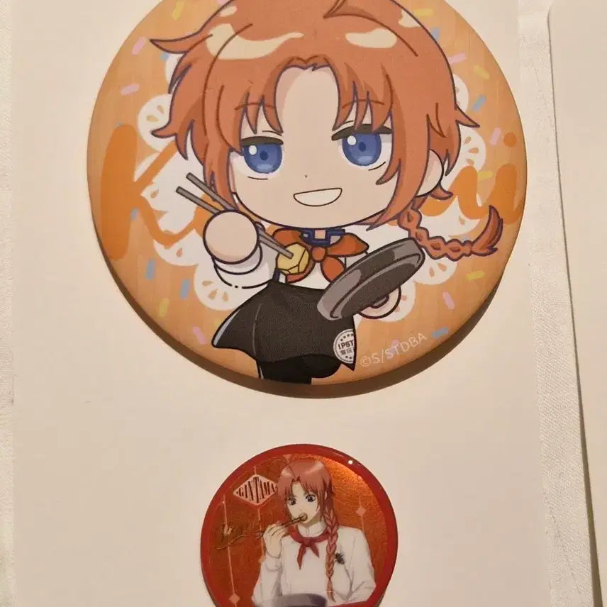 [BUNJANG] Gintama Kamui Badge Set / 은혼 중국 팝업 카무이 뱃지 양도