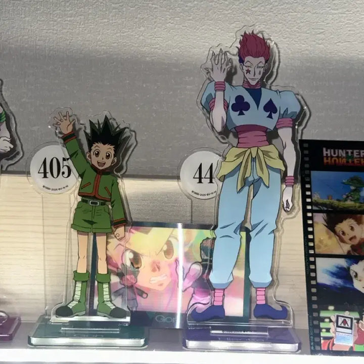 [BUNJANG] Hunter x Hunter Hisoka Set Acrylic Stand, Key Holder, PET Stand / 희귀) 헌터헌터 콜라보카페 히소카세트 아크릴스탠드, 키홀더, PET스탠드