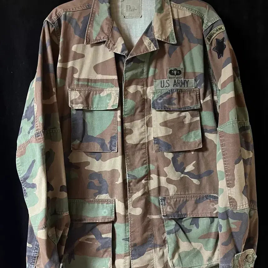[BUNJANG] US Army Woodland Camo Jacket (105-110) / US ARMY 우드랜드 카모자켓(105~110)