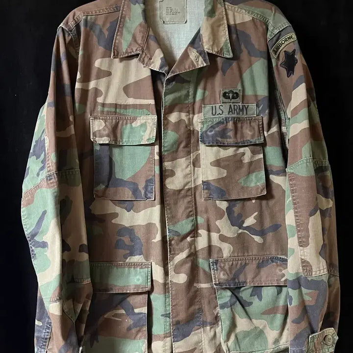 [BUNJANG] US Army Woodland Camo Jacket (105-110) / US ARMY 우드랜드 카모자켓(105~110)