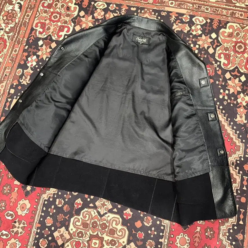 [BUNJANG] Leder Collector XL Leather Half Coat / 753/( XL ) 가죽자켓 가죽코트 가죽하프 워크웨어 아메카지 카코트