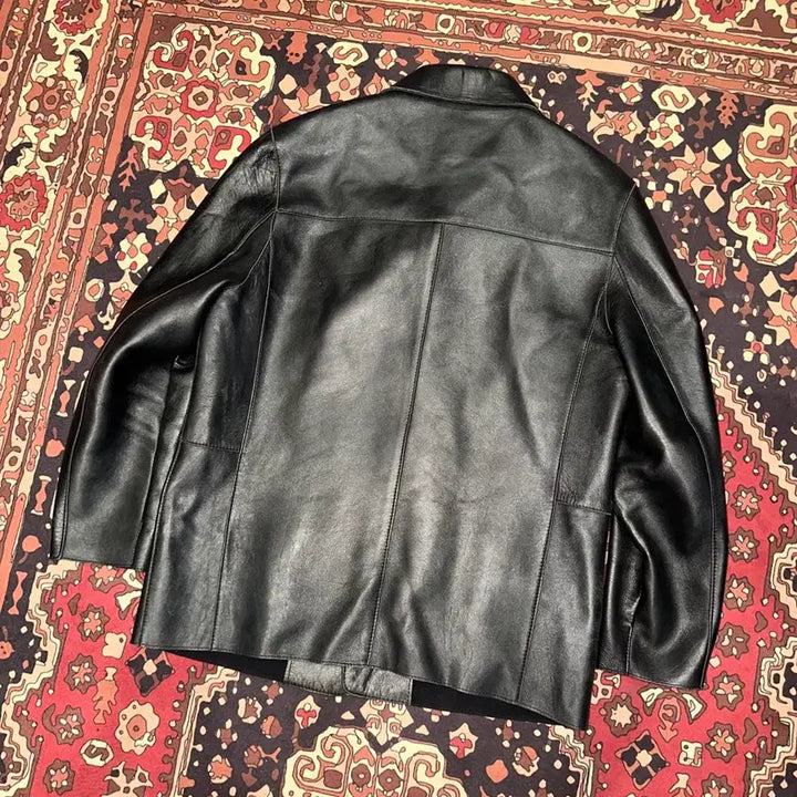 [BUNJANG] Leder Collector XL Leather Half Coat / 753/( XL ) 가죽자켓 가죽코트 가죽하프 워크웨어 아메카지 카코트