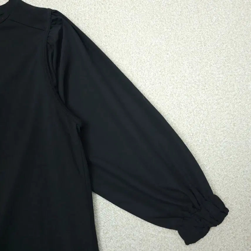 [BUNJANG] Samansa Mos2 Long Dress Black / (F)일본 Samansa Mos2 여성 롱 원피스 긴팔 블랙 W2950