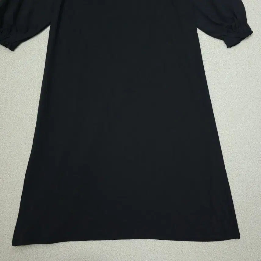 [BUNJANG] Samansa Mos2 Long Dress Black / (F)일본 Samansa Mos2 여성 롱 원피스 긴팔 블랙 W2950