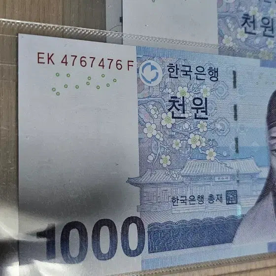 [BUNJANG] Rare Numbered Banknote Bundle Set / (미사용)희귀번호 양날개 레이더 번호  5종 일괄