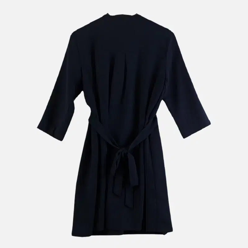 [BUNJANG] FREE Belted Dress Navy / 여FREE 벨트 원피스 네이비 M6226
