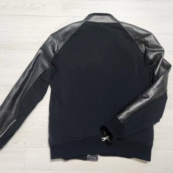[BUNJANG] Time Homme Leather Blouson Jacket / 타임옴므 가죽 블루종자켓