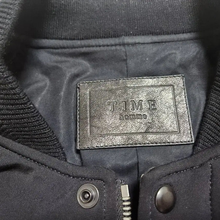 [BUNJANG] Time Homme Leather Blouson Jacket / 타임옴므 가죽 블루종자켓