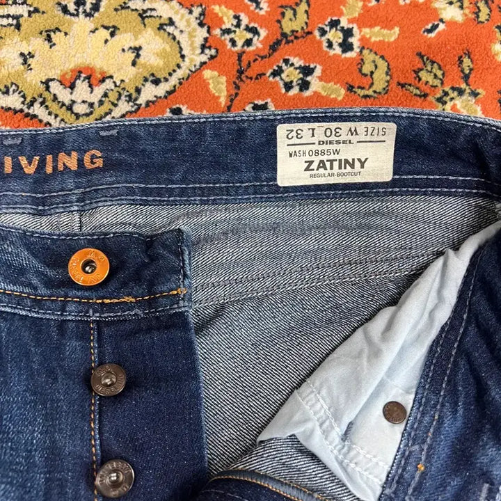 [BUNJANG] DIESEL ZATINY Blue Bootcut Flare Denim Pants / [30] DIESEL 디젤 자티니 블루 부츠컷 플레어 데님팬츠