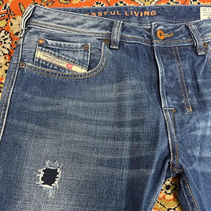 [BUNJANG] DIESEL ZATINY Blue Bootcut Flare Denim Pants / [30] DIESEL 디젤 자티니 블루 부츠컷 플레어 데님팬츠