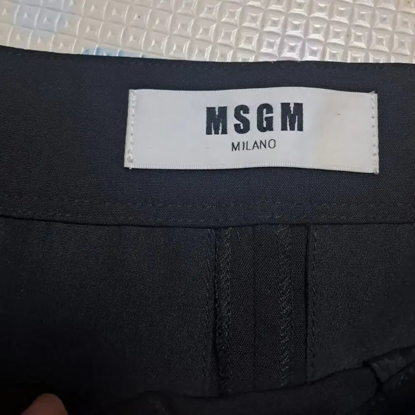 [BUNJANG] MSGM Black Wide Leg Pants / MSGM 블랙 와이드 팬츠 40(약 55) 상태최상