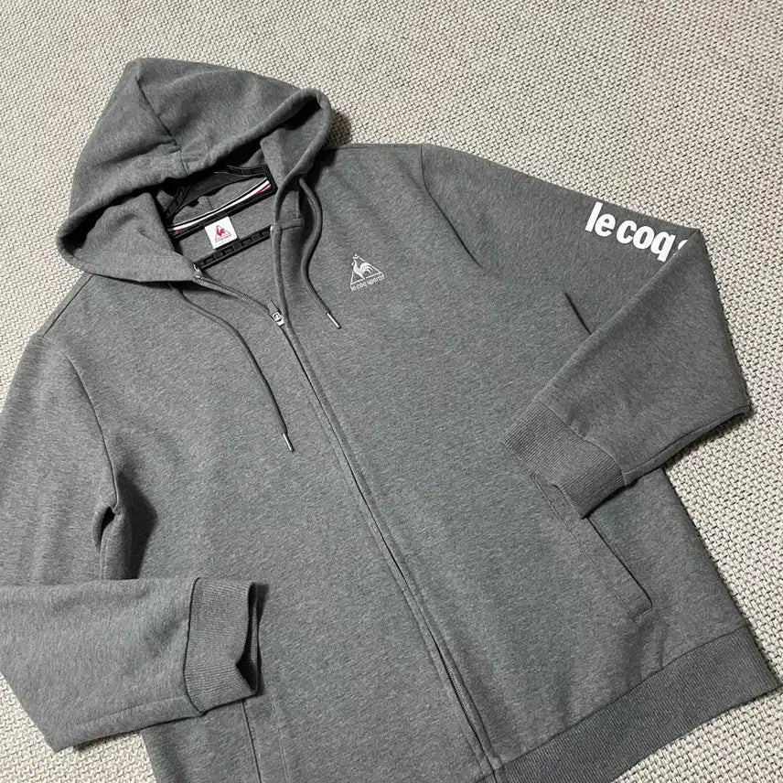 [BUNJANG] Le Coq Sportif Hooded Zip-Up Jacket / 2XL 르꼬끄 후드집업 자켓 B.7516