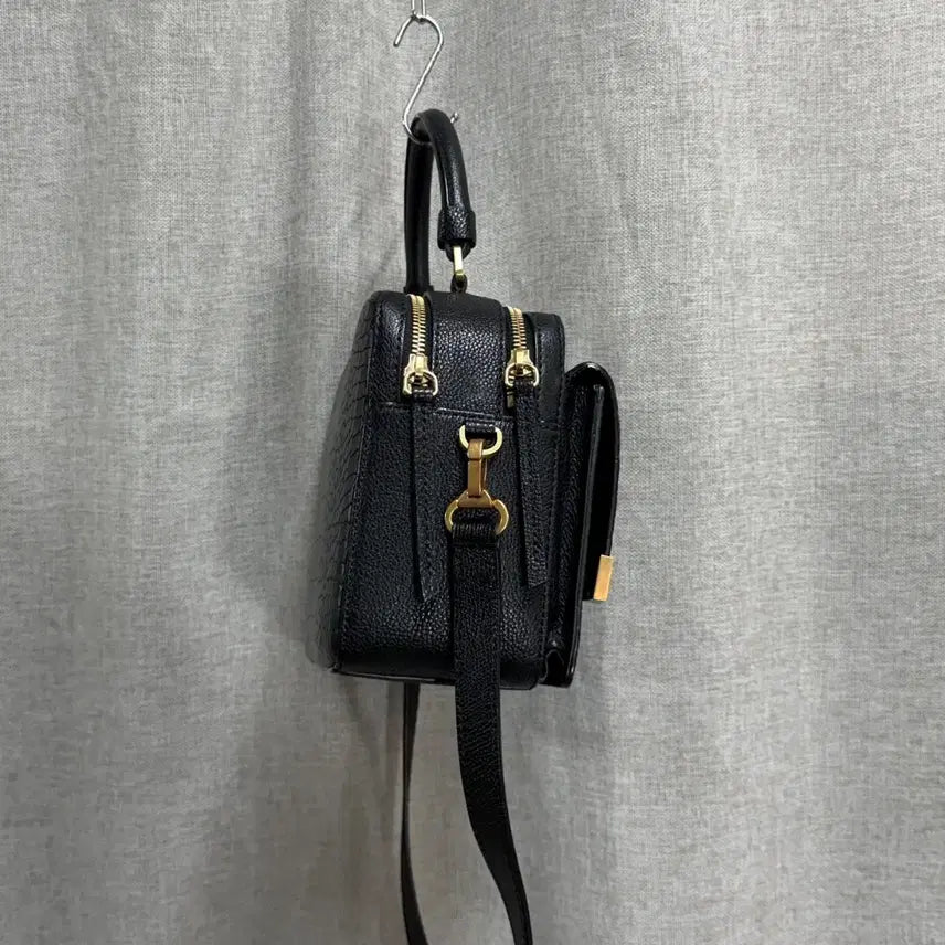 [BUNJANG] Rouge&amp;Lounge Croc Embossed Leather Tote Crossbody Bag / 한섬 루즈앤라운지 크로커 엠보 소가죽 토트 크로스백
