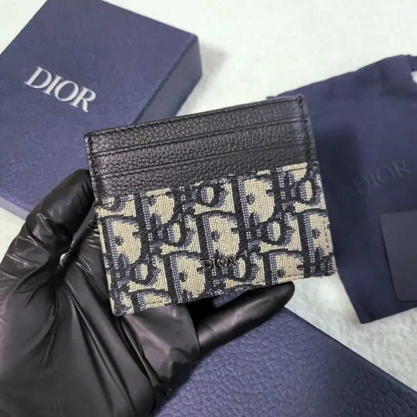 [BUNJANG] Dior Oblique Card Holder Wallet / [새상품급/풀구성] 디올 오블리크 카드홀더 카드지갑