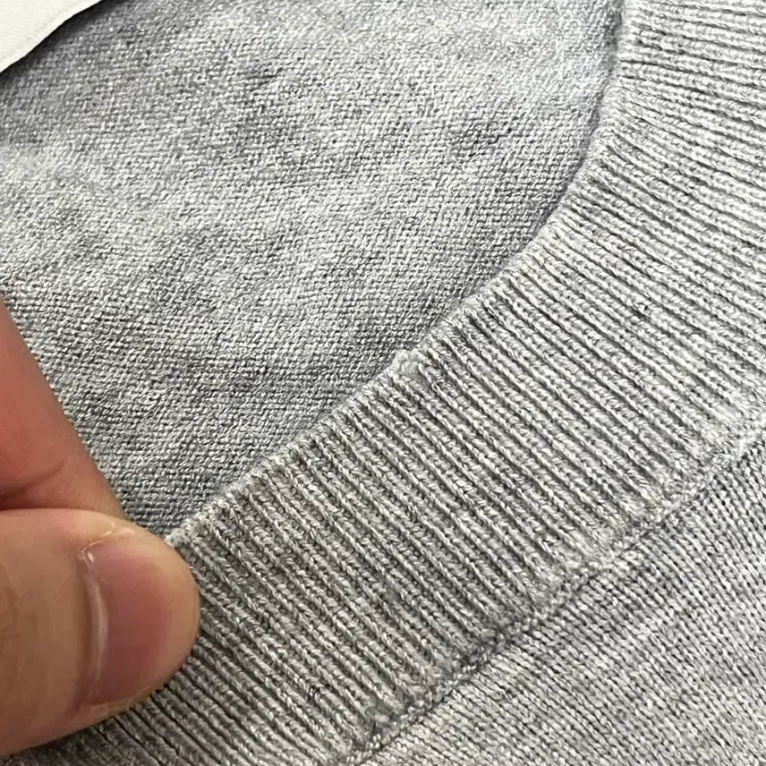 [BUNJANG] LeHar Everyday Crewneck Knit Gray M / 르아르 에브리데이 크루넥 니트 그레이 M