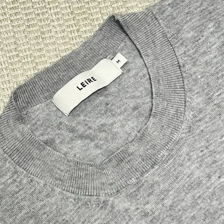 [BUNJANG] LeHar Everyday Crewneck Knit Gray M / 르아르 에브리데이 크루넥 니트 그레이 M