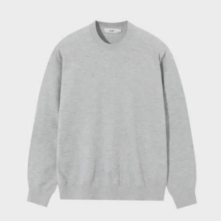 [BUNJANG] LeHar Everyday Crewneck Knit Gray M / 르아르 에브리데이 크루넥 니트 그레이 M