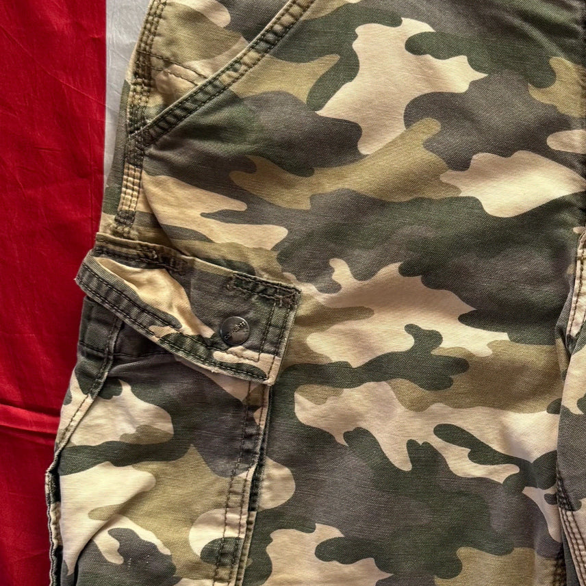 [BUNJANG] Carhartt Carpenter Camo Military Work Shorts / [Carhartt] 칼하트 카펜터 카모 밀리터리 워크팬츠 반바지 c-14