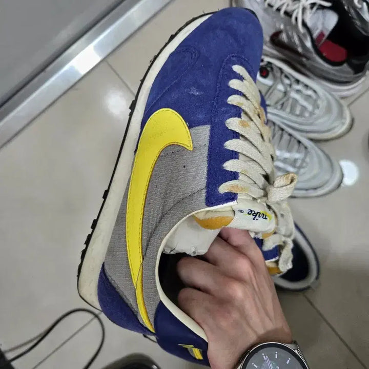 [BUNJANG] Nike Free Montreal Racer Vintage Blue Sneakers / 나이키 프리 몬트리올 레이서 빈티지 블루 255mm