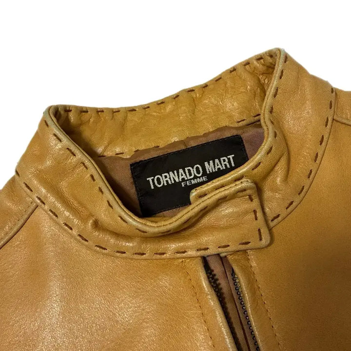 [BUNJANG] Tornado Mart Leather Jacket / 토네이도마트 레더 자켓